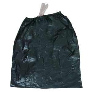 Szemetesbélelő zsák, 20 liter, 45 x 50 cm, húzózáras, zárószalagos