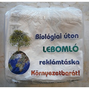 Környezetbarát bevásárló táska, reklámszatyor