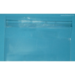 Ragasztócsíkos PP (celofánszerű) tasak, 15 x 20 cm