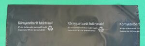 Öko futártasak, 350 x 450 mm, futárpostai, csomagküldő tasak környezetbarát újrahasznosított anyagból