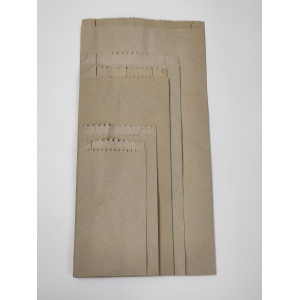 1 kg-os, 130 + 2 x 25 x 240 mm-es általános papírzacskó, tasak, vastag, 1000 db