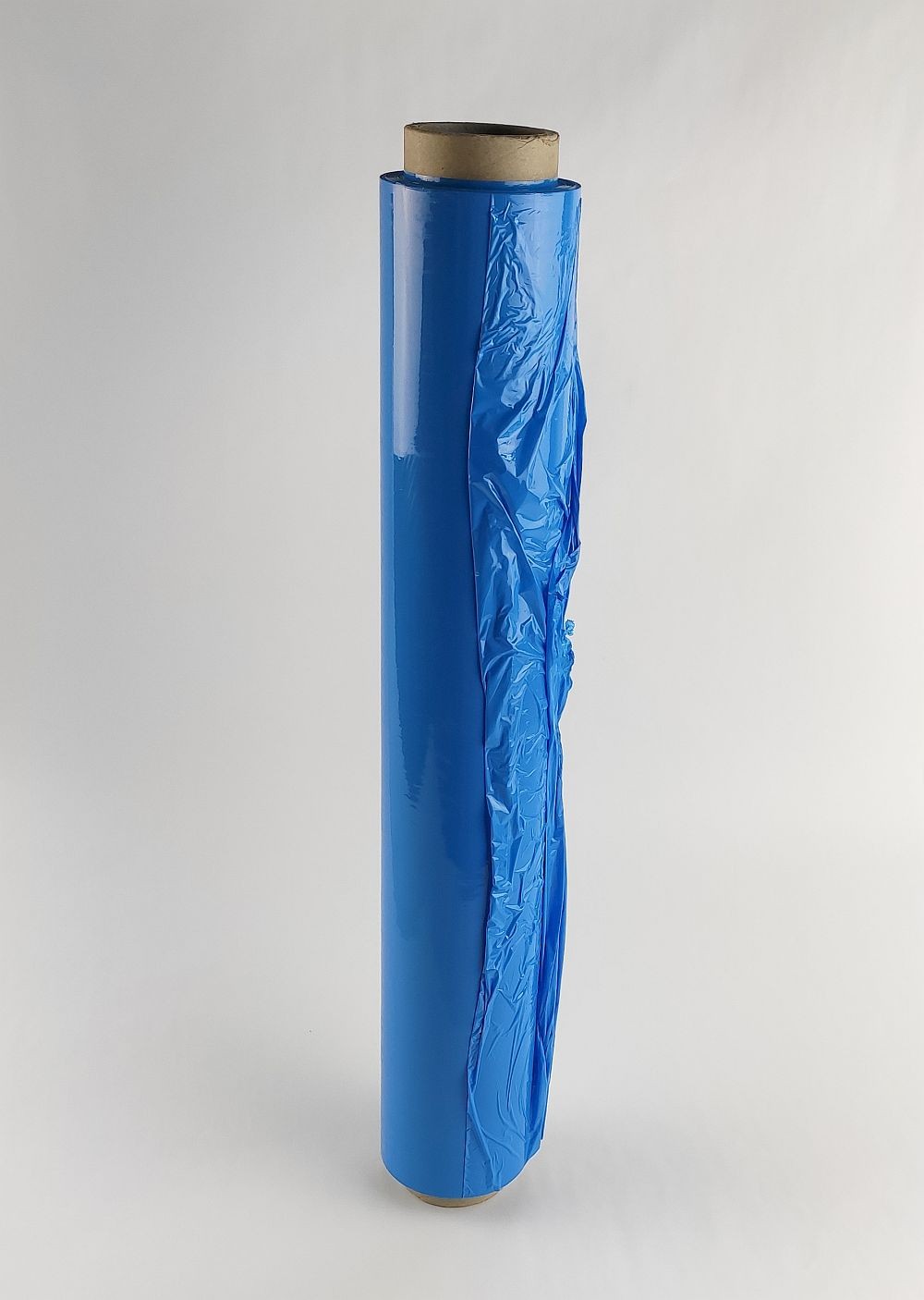 Kézi sztreccsfólia, kék, 50 cm széles, 2,65 kg, 300 m
