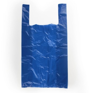 Ingvállas bevásárló táska, 28 x 50 cm, kék