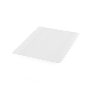 Gyorsfűző mappa, A4, PP, műanyag, fehér dosszié