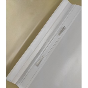 Gyorsfűző mappa, A4, PP, műanyag, fehér dosszié