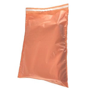 Futártasak, 30 x 43 cm, narancssárga színű, csomagküldő tasak, műanyag boríték