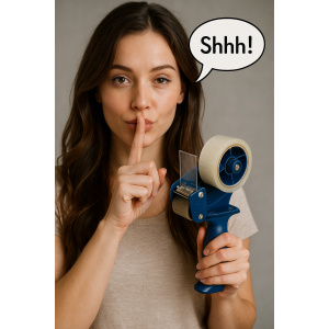 Csendes ragasztószalag (low noise), Packband csomagolószalag 48/66, natúr