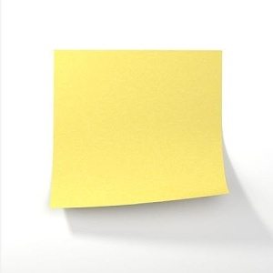 Jegyzettömb öntapadó, 38 x 51 mm, 100 lap, sárga